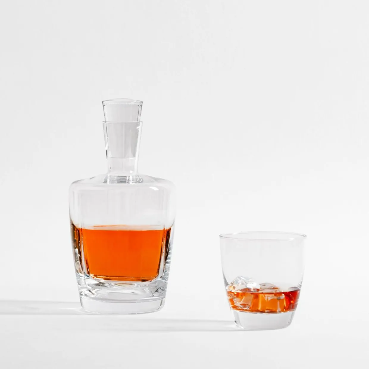 Komplet do whisky AMBER, 7 elementów