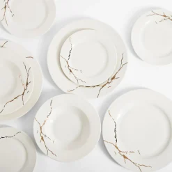 Komplet obiadowy glamour MARBRE 18 el.