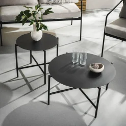 Komplet ogrodowy sofa, 2 fotele i 2 stoliki SURRI