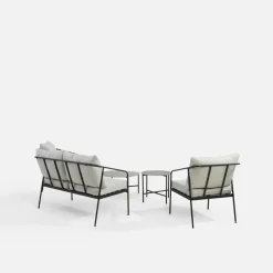 Komplet ogrodowy sofa, 2 fotele i 2 stoliki SURRI