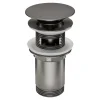 Korek do umywalki bidetu uniwersalny CLICK-CLACK titanium NHC D10U