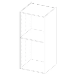 Korpus nablatowy QUBIK 60x133,8 dębowy typ 2