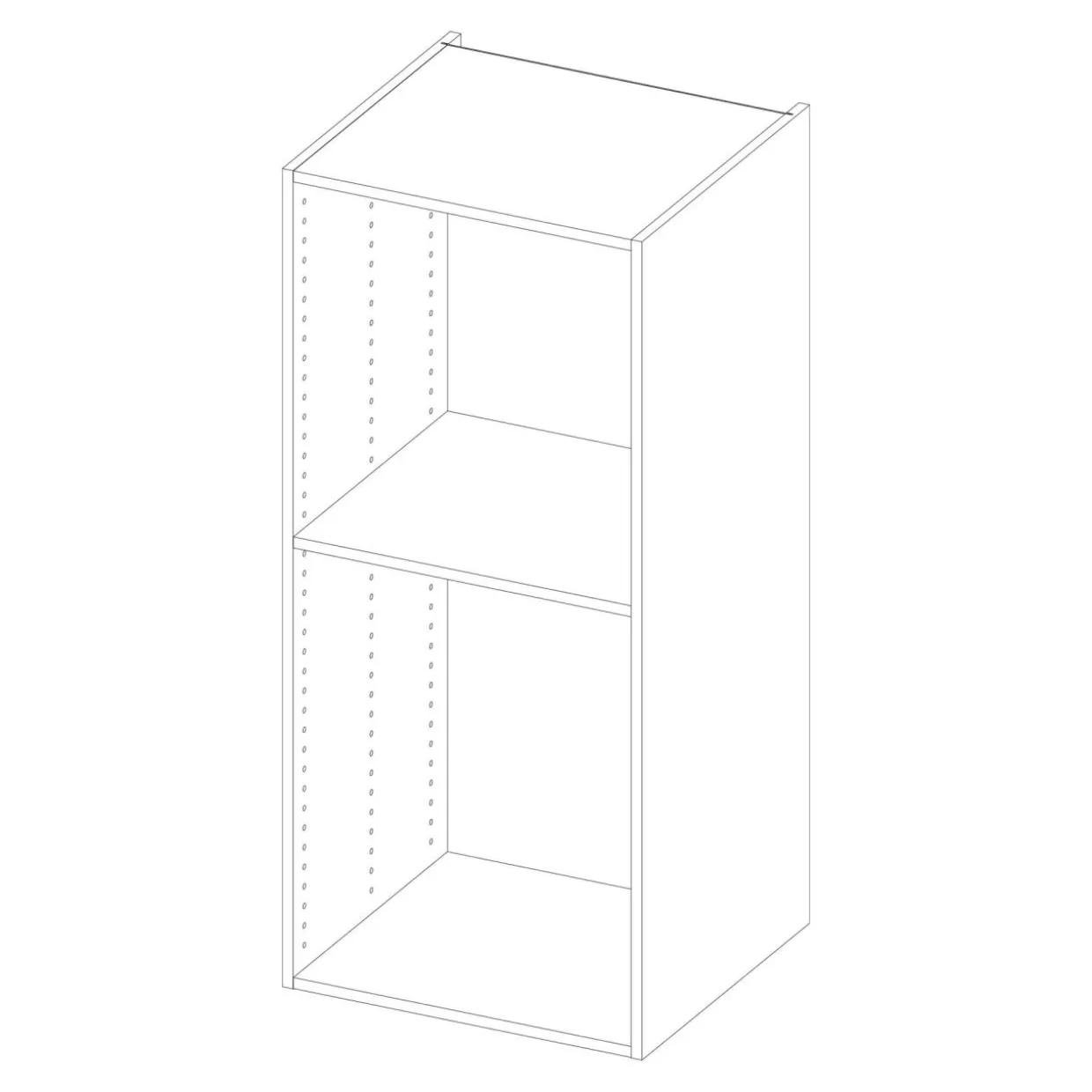 Korpus nablatowy QUBIK 60x133,8 dębowy typ 2