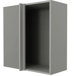 Korpus wiszący narożny QUBIK 75x77 grafitowy