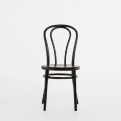 Krzesło drewniane czarne CARLO