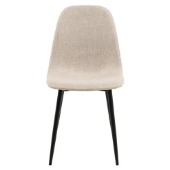 Krzesło tapicerowane beżowe NINA