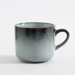 Kubek ceramiczny brązowo-szary MALAM 320 ml