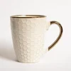 Kubek ceramiczny plaster miodu BRESCA 360 ml