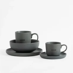 Kubek ceramiczny szary MATTE 440 ml
