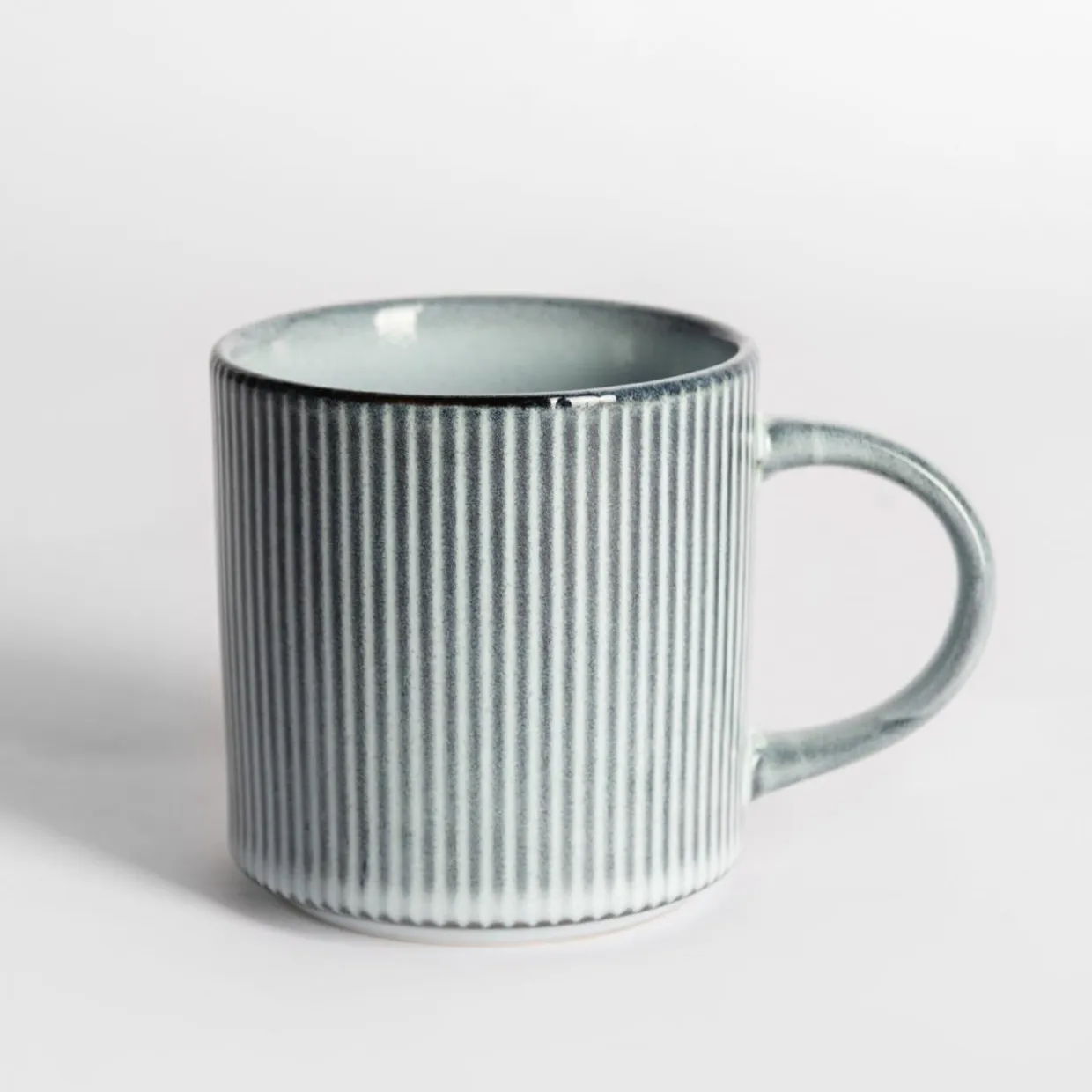 Kubek ceramiczny szary STRIO 330 ml
