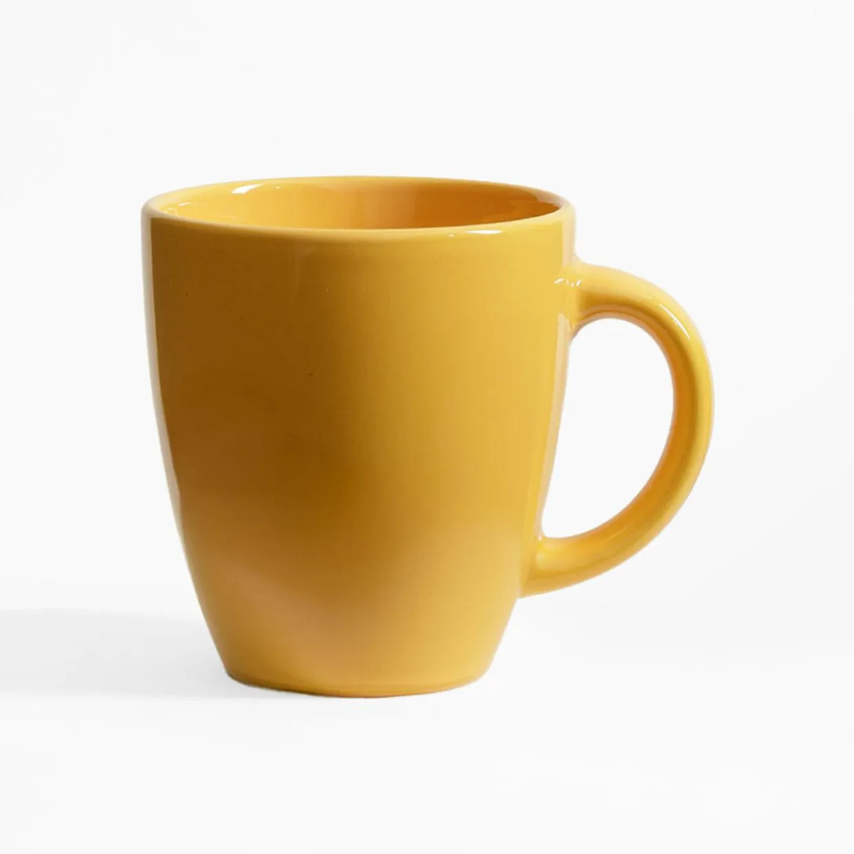 Kubek ceramiczny żółty 310 ml