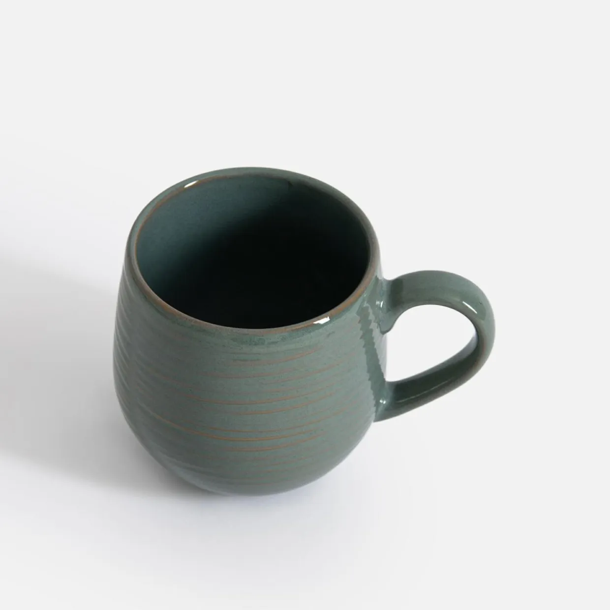 Kubek ceramiczny zielony 470 ml