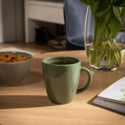 Kubek ceramiczny zielony 310 ml