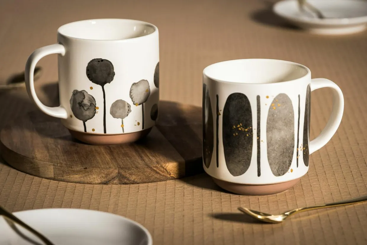 Kubek porcelanowy abstrakcja 400 ml
