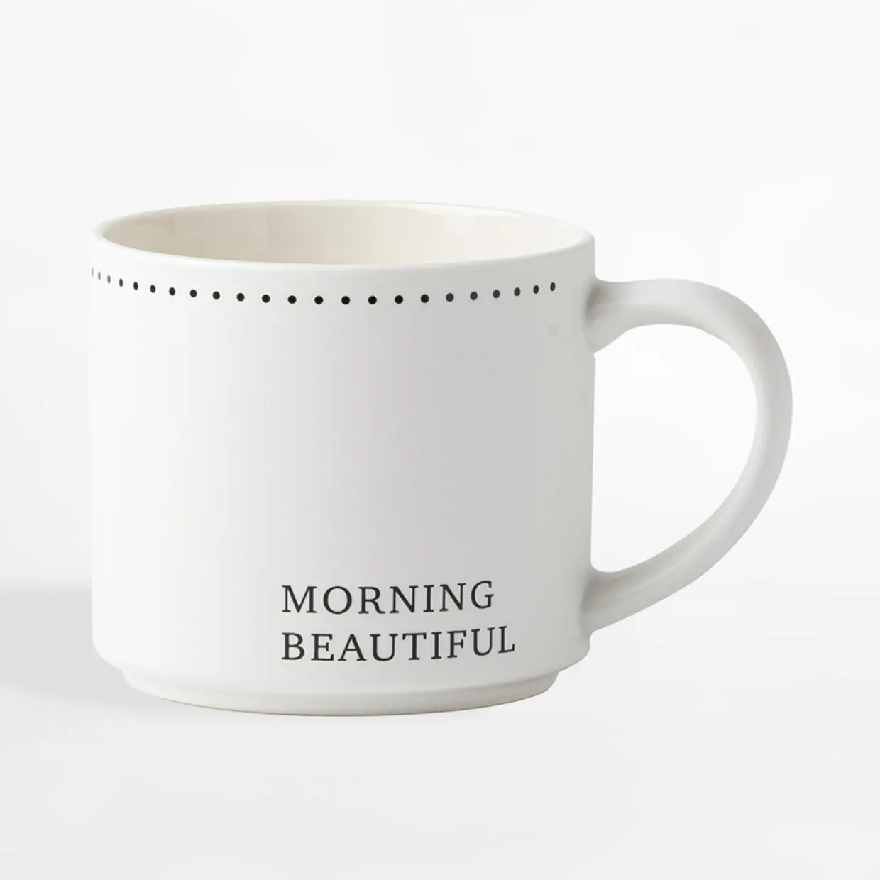 Kubek porcelanowy biały 490 ml