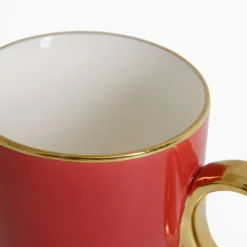 Kubek porcelanowy czerwony ROYAL 380 ml
