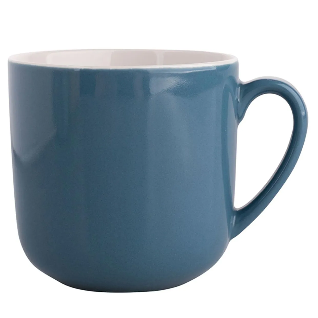 Kubek porcelanowy prosty granatowy URBAN 300 ml