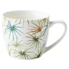 Kubek porcelanowy w liście 500 ml
