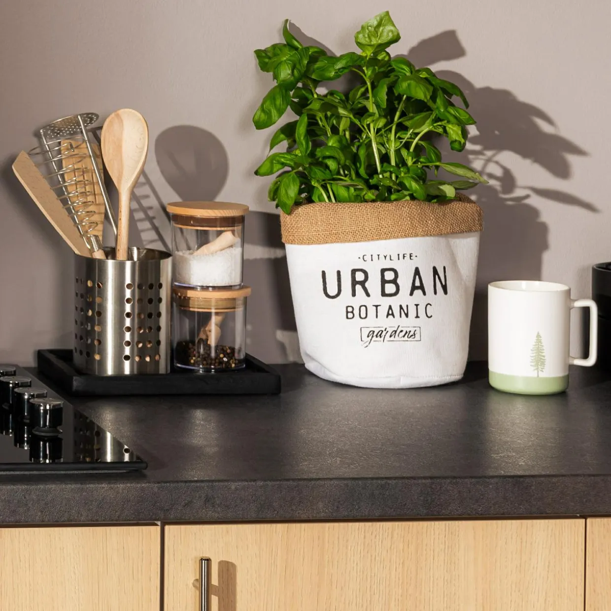 Kubek porcelanowy z motywem drzewa 400 ml