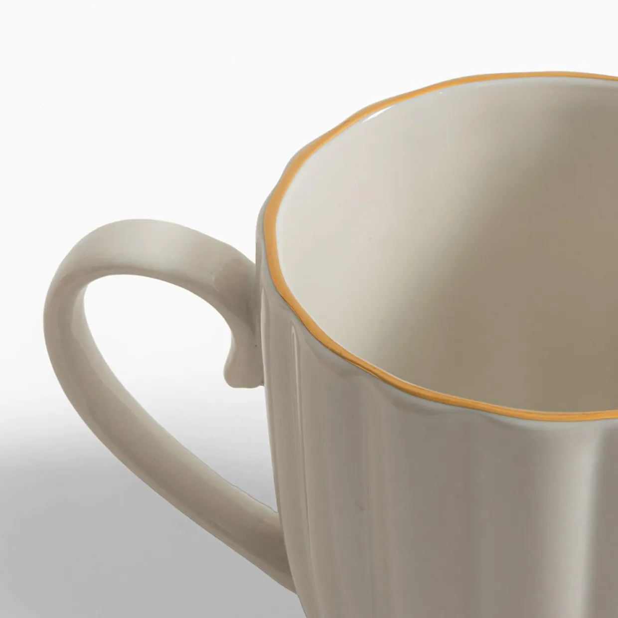 Kubek porcelanowy ZŁOTY RANT 400 ml