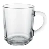 Kubek przeźroczysty z uchem STANDARD 250 ml