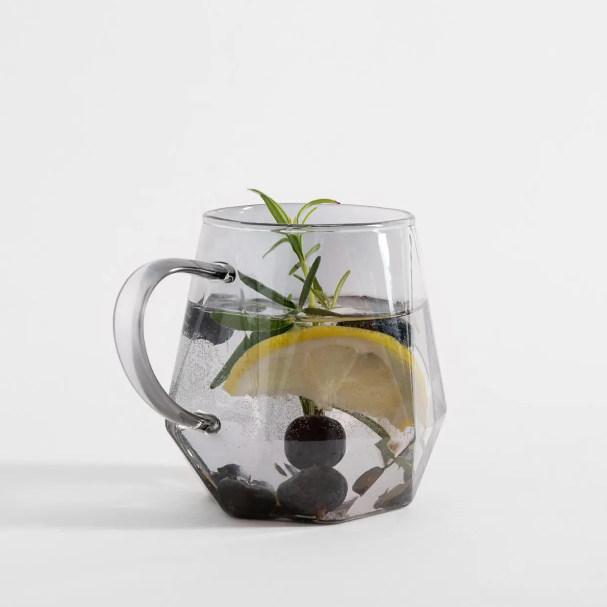 Kubek szklany szary 260 ml