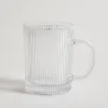 Kubek szklany w prążki FIRENZA 350 ml
