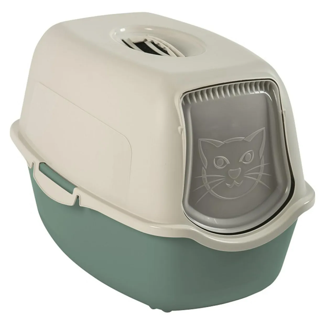 Kuweta dla kota zamykana zielona ECO BAILEY 56 cm
