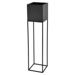 Kwietnik metalowy czarny LORIENTS 87 cm
