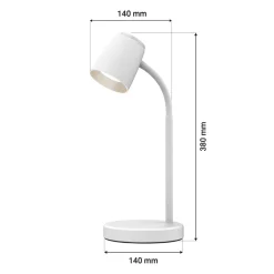 Lampa biurkowa LED biała ORO VERO