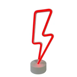 Lampa dekoracyjna LED czerwona LIGHTNING