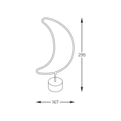 Lampa dekoracyjna LED MOON
