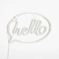 Lampa dekoracyjna LED NEON HELLO