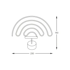 Lampa dekoracyjna LED RAINBOW