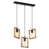 Lampa drewniana wisząca listwa ATRIA 3