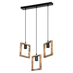Lampa drewniana wisząca listwa ATRIA 3