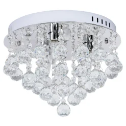 Lampa glamour z wiszącymi ozdobami