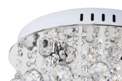 Lampa glamour z wiszącymi ozdobami