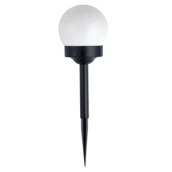 Lampa outdoorowa solarna czarna 10 cm