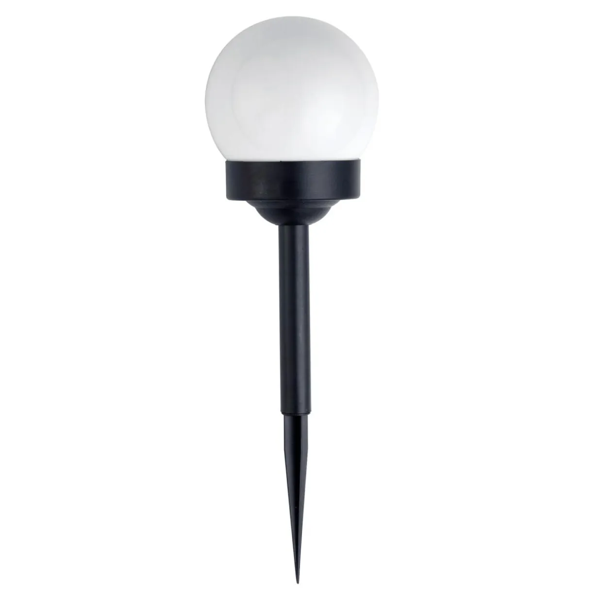 Lampa outdoorowa solarna czarna 10 cm