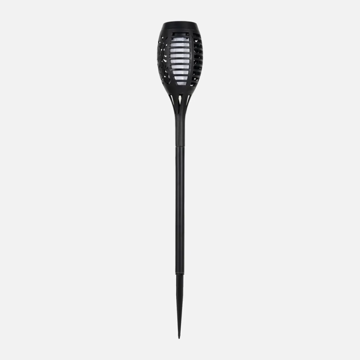 Lampa outdoorowa solarna IP44 czarna 50 cm
