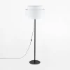 Lampa podłogowa abażur biały CALISTO