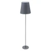 Lampa podłogowa abażur czarny RIVA