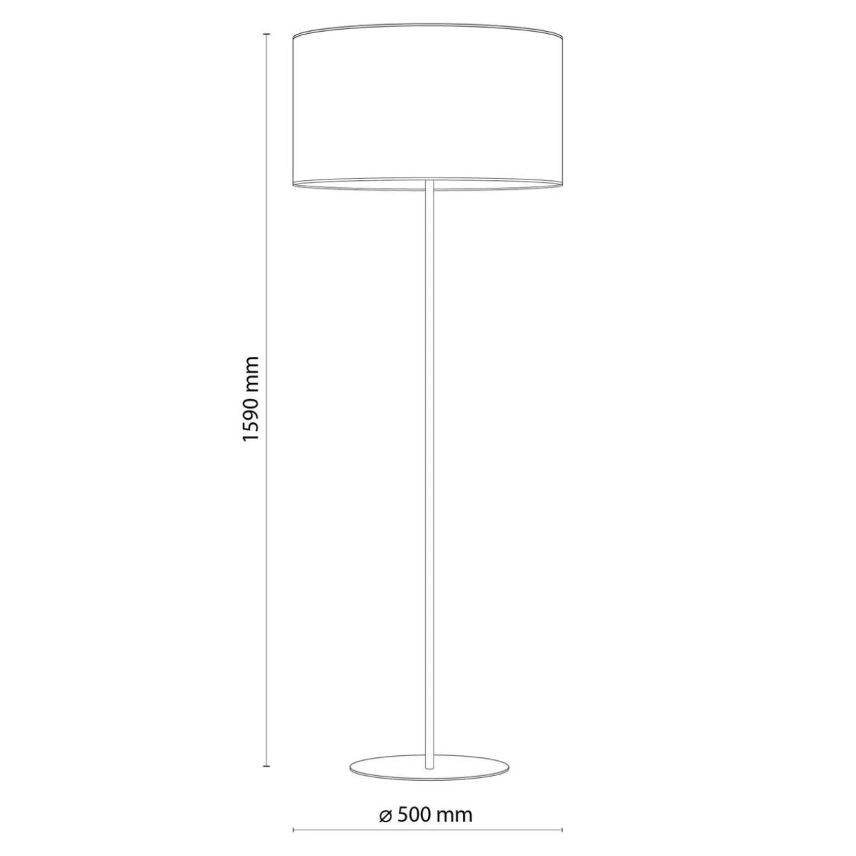 Lampa podłogowa abażur rafia plecionka LIBERIA