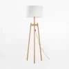 Lampa podłogowa biała PEREZ