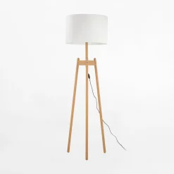 Lampa podłogowa biała PEREZ