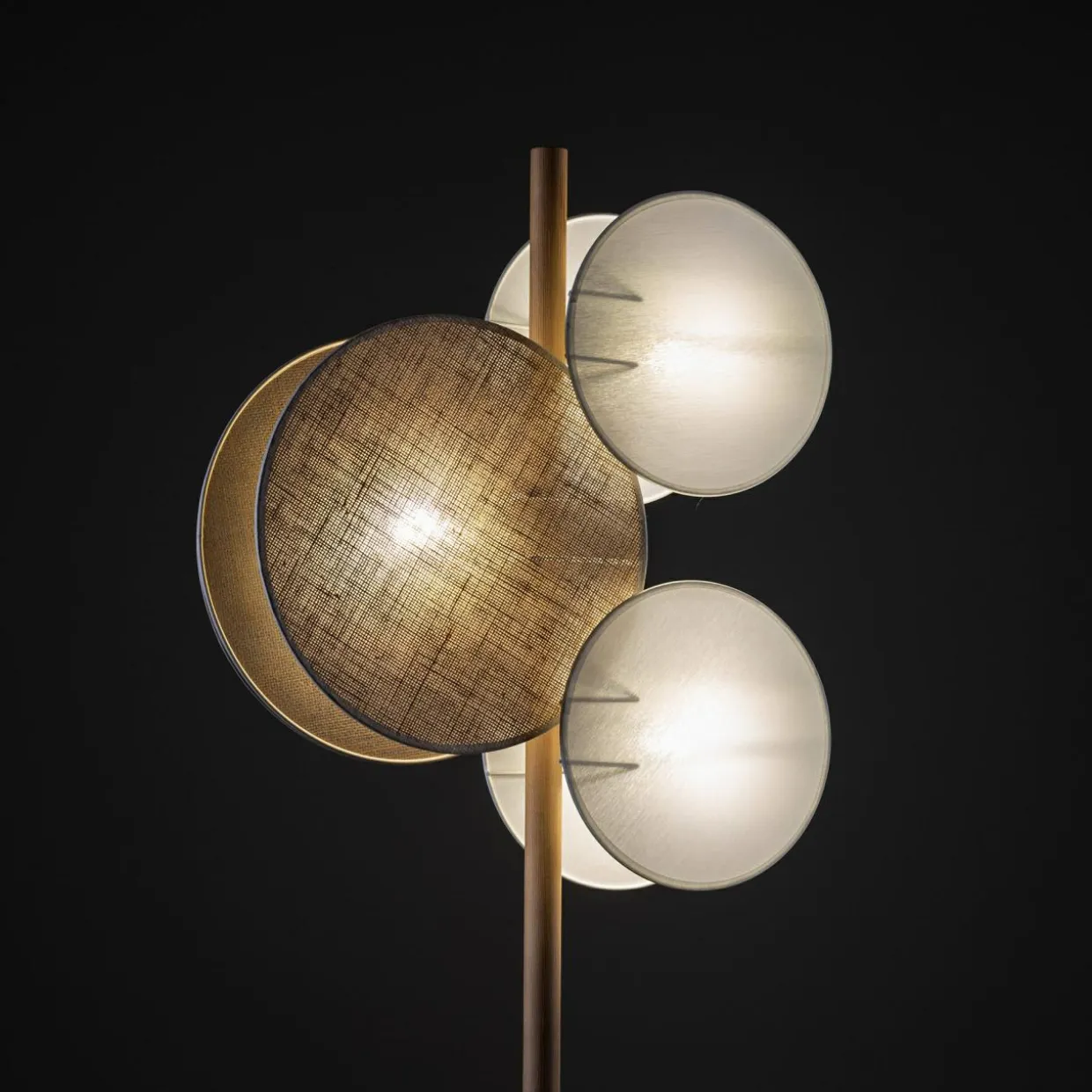 Lampa podłogowa boho abażur PULSE