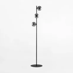 Lampa podłogowa czarna ESTERA