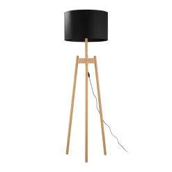 Lampa podłogowa czarna PEREZ