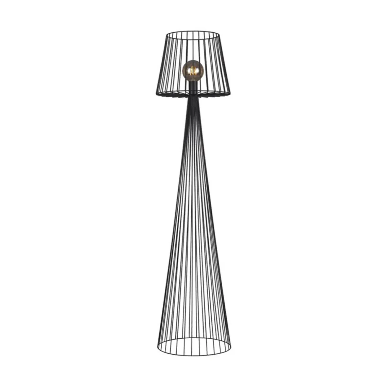 Lampa podłogowa czarna SOUL BLACK
